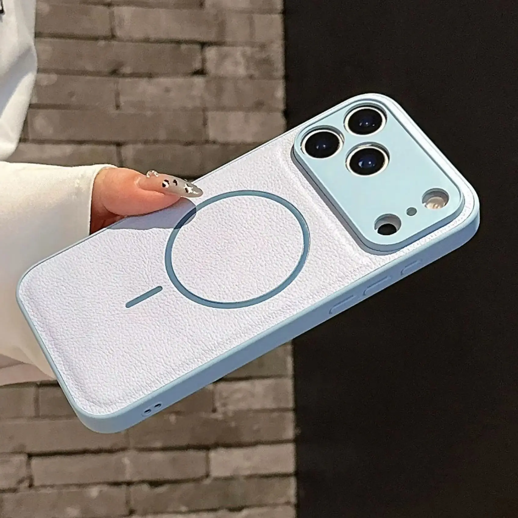 Luxury Leather Case For iPhone 17 Air 16 15 14 13 12 11 Pro Max with Protective Camera Lens Cover - Image 2