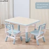 Lazychild Kindergarten Adjustable Plastic Desk Chair Set For Children's Learning Tables Chairs Baby Early Education Toy Table 6