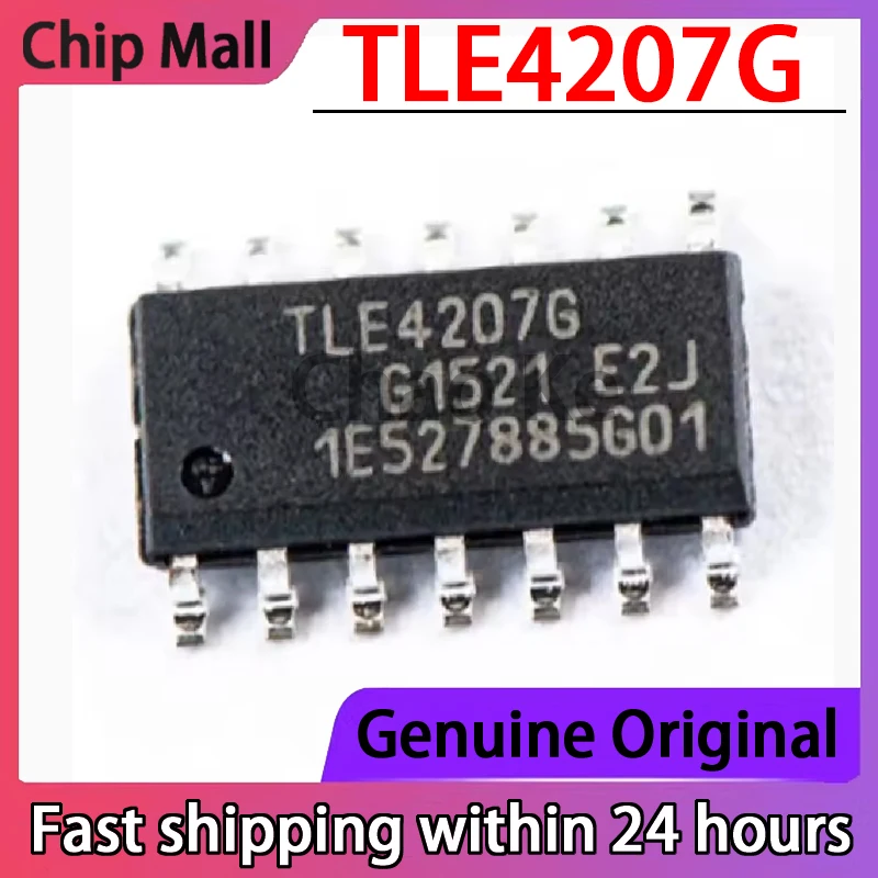 

2 шт., новинка, чип драйвера двигателя TLE4207G TLE42076, упаковка SOP-14, оригинальный запас