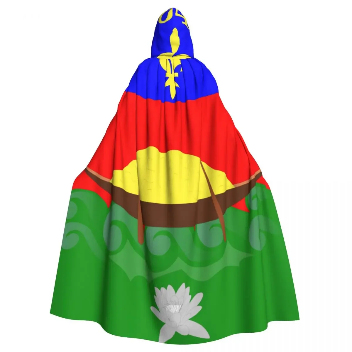 

Женский флаг во французском стиле, накидка с капюшоном, средневековый костюм ведьмы, Викка, эльф вампира Пурим, Карнавальная яркость