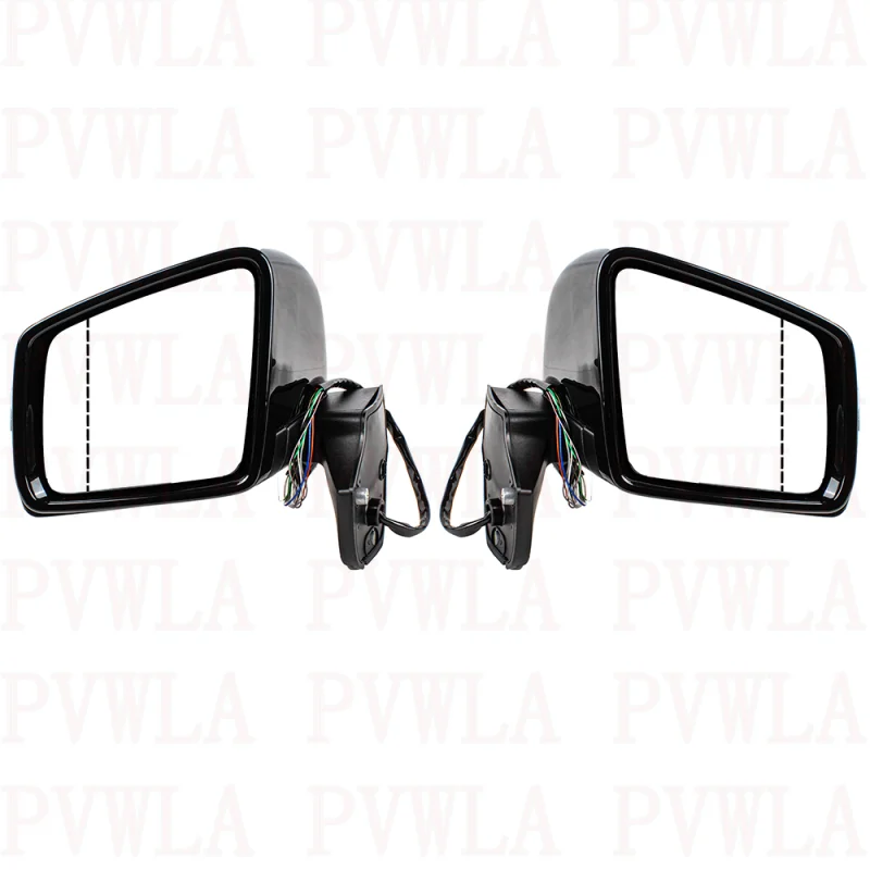 10 Pins Black Painted Heated Mirror A4638109316 A4638109416 For 