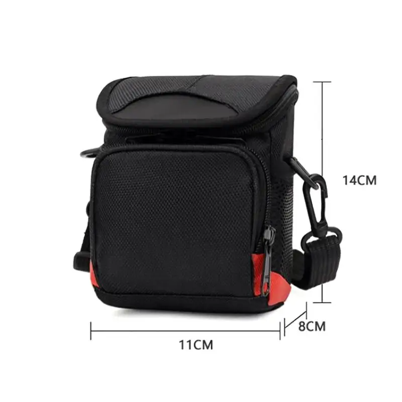 【C】 1 sac à dos pour appareil photo reflex numérique, étanche, en nylon, mini sac à bandoulière noir pour photographe, sac à dos pour micro-caméra