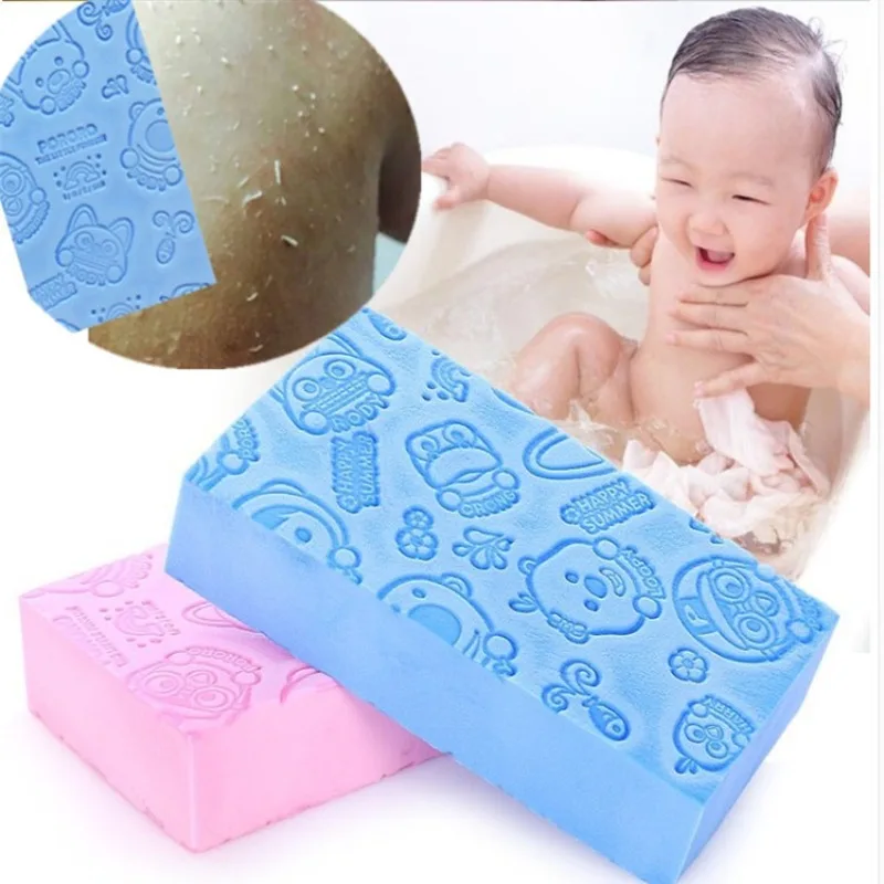 Kids Adult Bath Sponge Exfoliating Cleaning Shower Brush Dead Skin Removing Body Scrubber for Baby Shower Sponge Ball