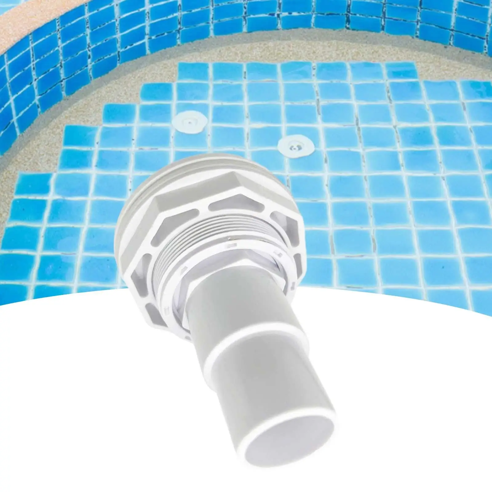 

Pipe Adapter Water Outlet Jet Nozzle Fitting Complete Return Outlet Jet Fitting for SP1026D above Ground Swimming Pool Accessory