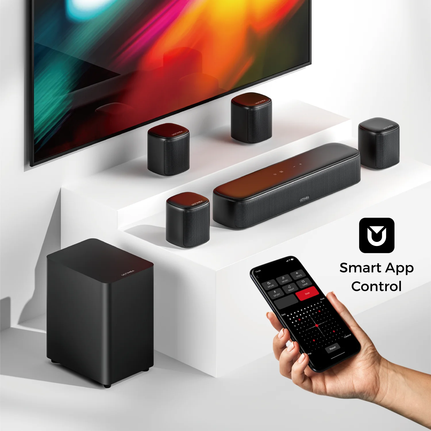 ULTIMEA Aura A40 7.1サラウンドサウンド クーポン40％オフ】自宅が映画感のようなサウンドになる！「ULTIMEA