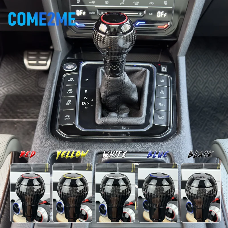 Carbon Fiber Gear Shift Knob For Volkswagen Golf 7 7.5 GTI audi A3 S3 RS3 Q5 S6 RS6 A4 A5 A7 A6 Shift Lever Handle Head