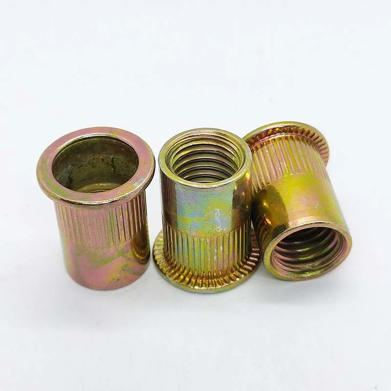 thumbnail image 2 of 100pcs / Box Aluminum Rivet Nut Threaded Rivet Insert Nut 6‑32/8‑32/10‑24/10‑32 1/4‑20 2 of 11