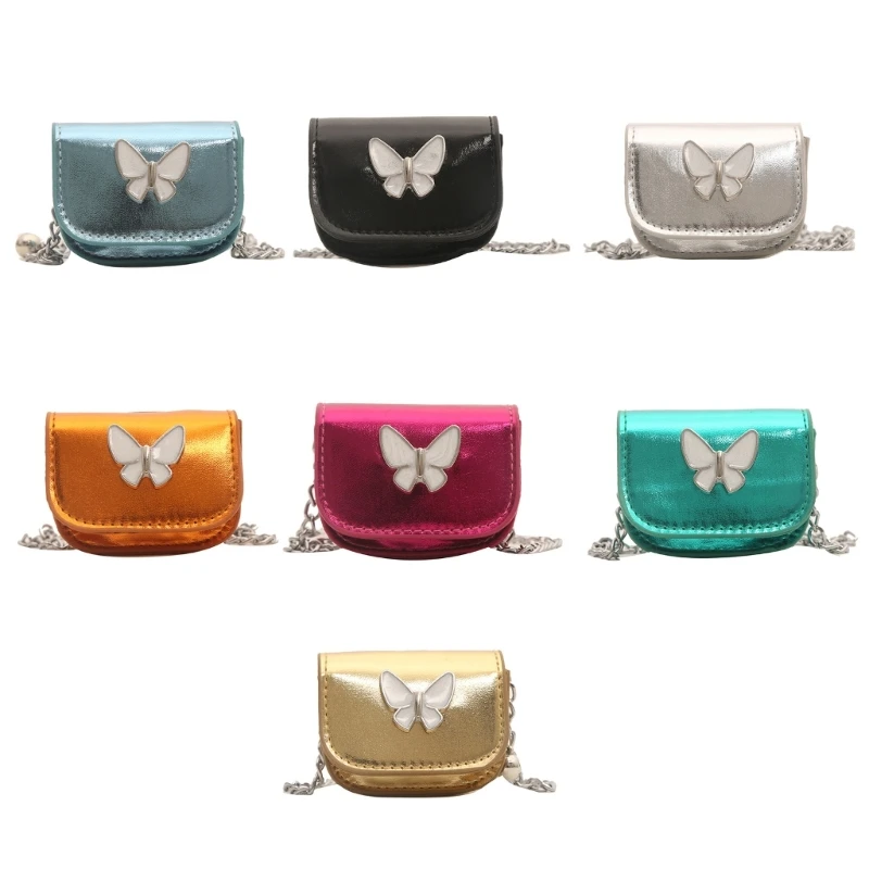 

Chain Crossbody Mini Bag Butterfly Coin Purse for Lipstick and Small Necessities