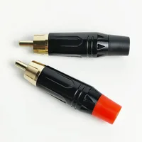 4/10/20pcs Gold RCA Phono Plugs - Coaxial AV Audio Video Solder Connector for Speaker PC 4