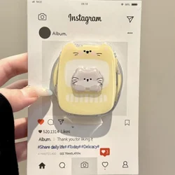 Adorable Cartoon Kitten Magnetic Phone Grip & Stand (CX - 1361)