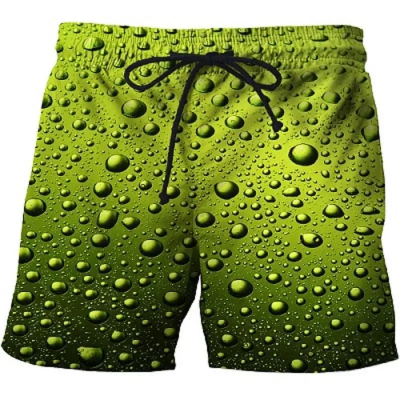 Beer Graphic Shorts Pants Casual Men 3D Printed Beach Shorts Summer Surf Swim Trunks Hawaii Vacation Swimsuit Ice Shorts 6