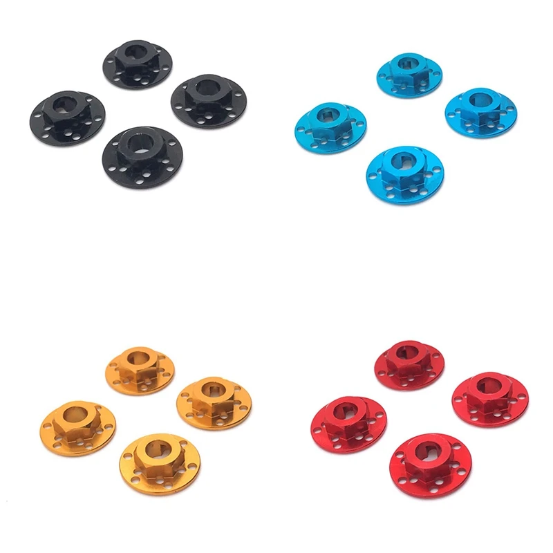 A79U-4Pcs Metal 7Mm Hex Wheel Hub Adapter Brake Disc For SG 2801 SG2801 SG-2801 D110 1/28 RC Crawler Car Upgrade Parts