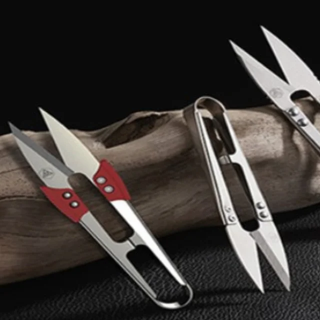 High-quality stainless steel yarn cutting scissors, cutting knife, anti-rust U-shaped cross stitch scissors, fabric scissors 6