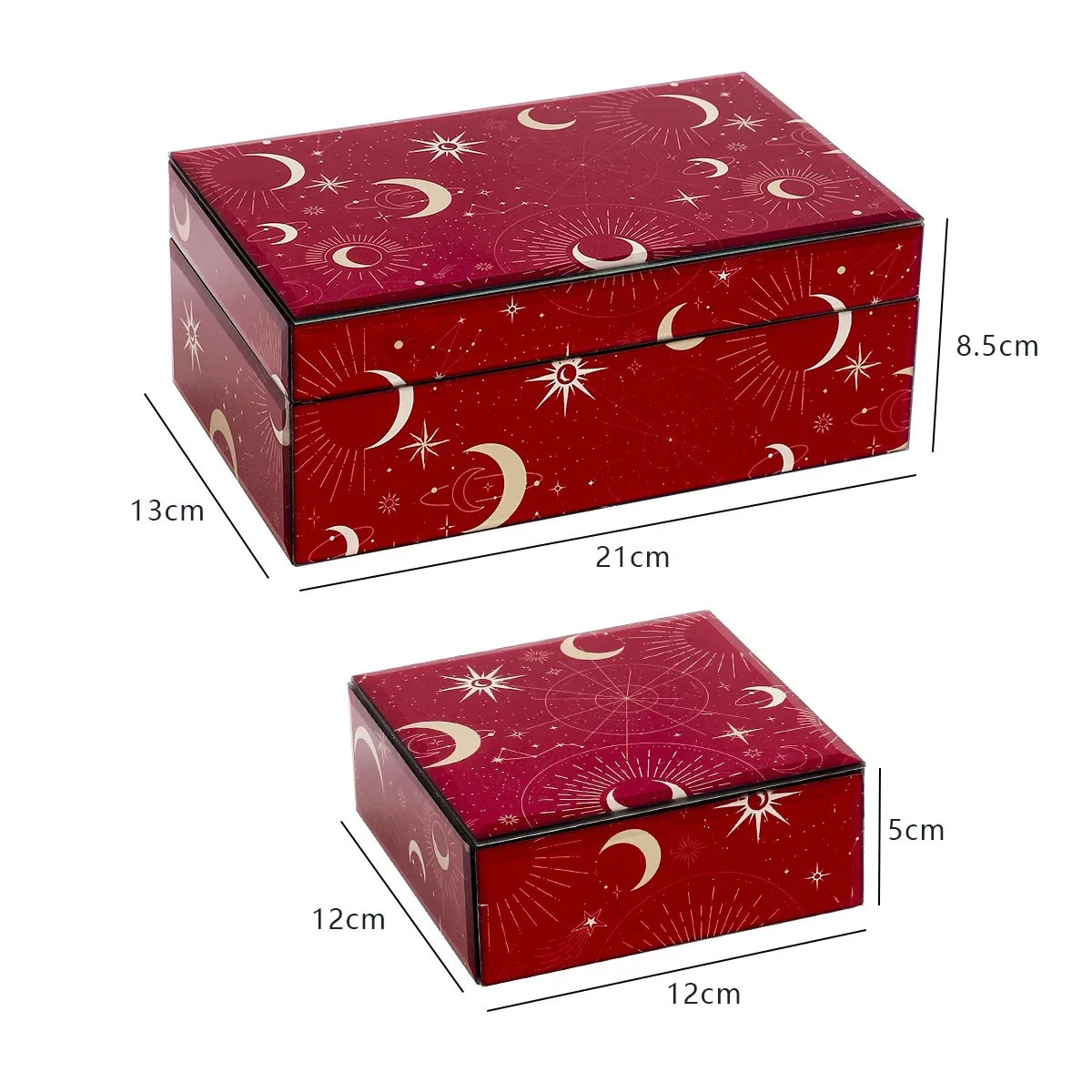 New Sun, Moon and Stars Series of Jewelry Storage Box Jewelry Box Tarot Desktop Storage Personalized Packaging
