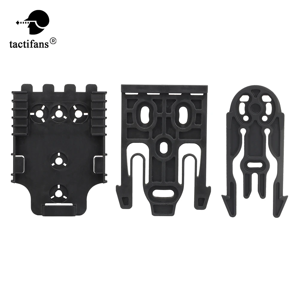 

Tactical RTI Holster Attachment Locking Fork Molle System Quick Release Receiver Plate Mounting Adapter Airsoft Hunting Holster