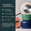 Ceramic Frying Pan (2.7 qt, 10.5") - Non Toxic,  Free - Oven Safe & Compatible with All Stovetops (G 5