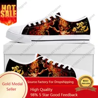 Nezha 2 Devil Boy Conquers the Dragon King Low Top Sneakers Womens Mens Teenager High Quality Custom Canvas Sneaker Couple Shoe 1