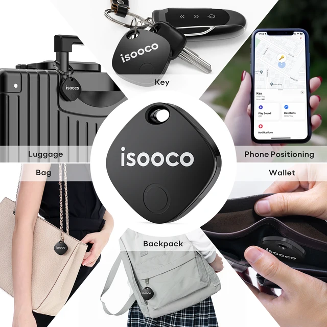 isooco Bluetooth Tracker - 1/2/3/4pcs - IOS Only
