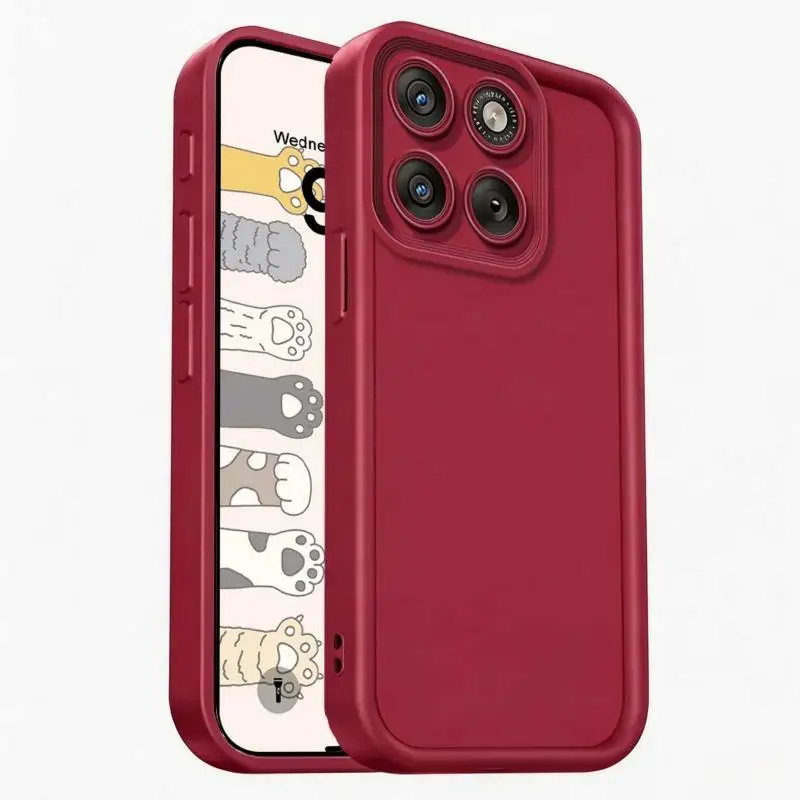 Candy Color Soft Bumper Phone Case