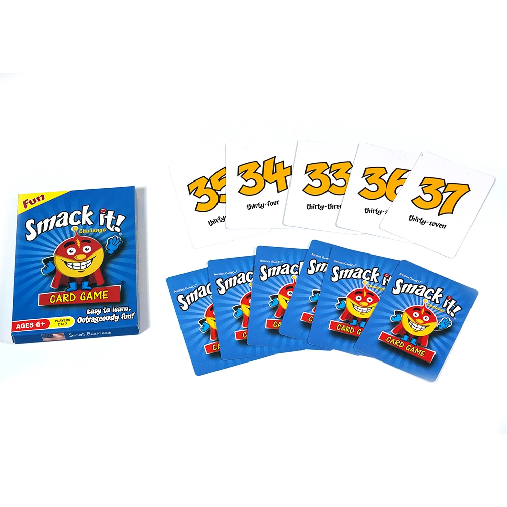 Smack it Card Game Family Card Game Fun and Easy to Learn Perfect Stocking Stuffer English 5