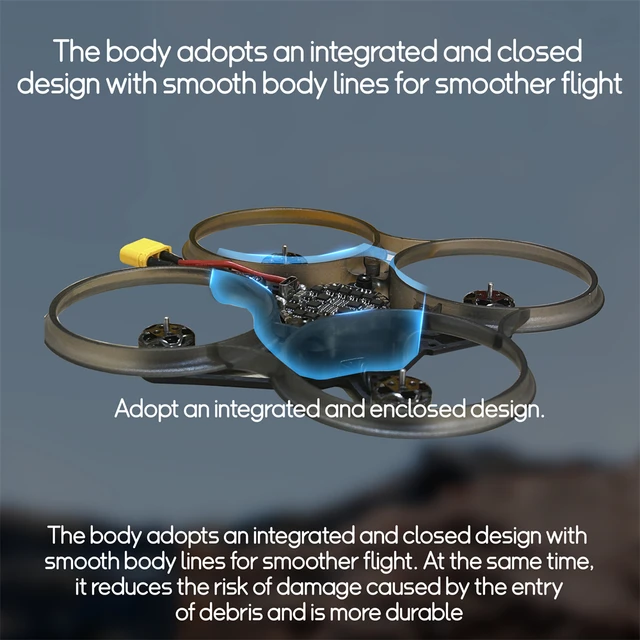 DARWINFPV CineApe20 90mm 3S 2 Inch Analog/Without DJI O3 Whoop FPV Racing Drone BNF with F411 15A ELRS AIO 3