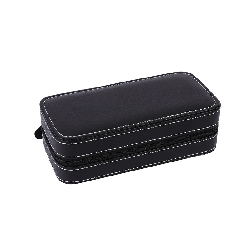 Embers Watch Box 2 4 8 Slots Leather Watch Storage Box Portable Travel Case Shockproof Scratch-resistant
