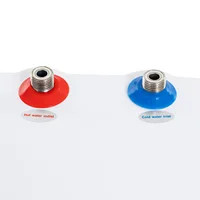 Petit chauffe-eau électrique 220V, réservoir d'eau chaude sous évier de 8l avec soupape de sécurité, chauffe-eau instantané pour cuisines 5