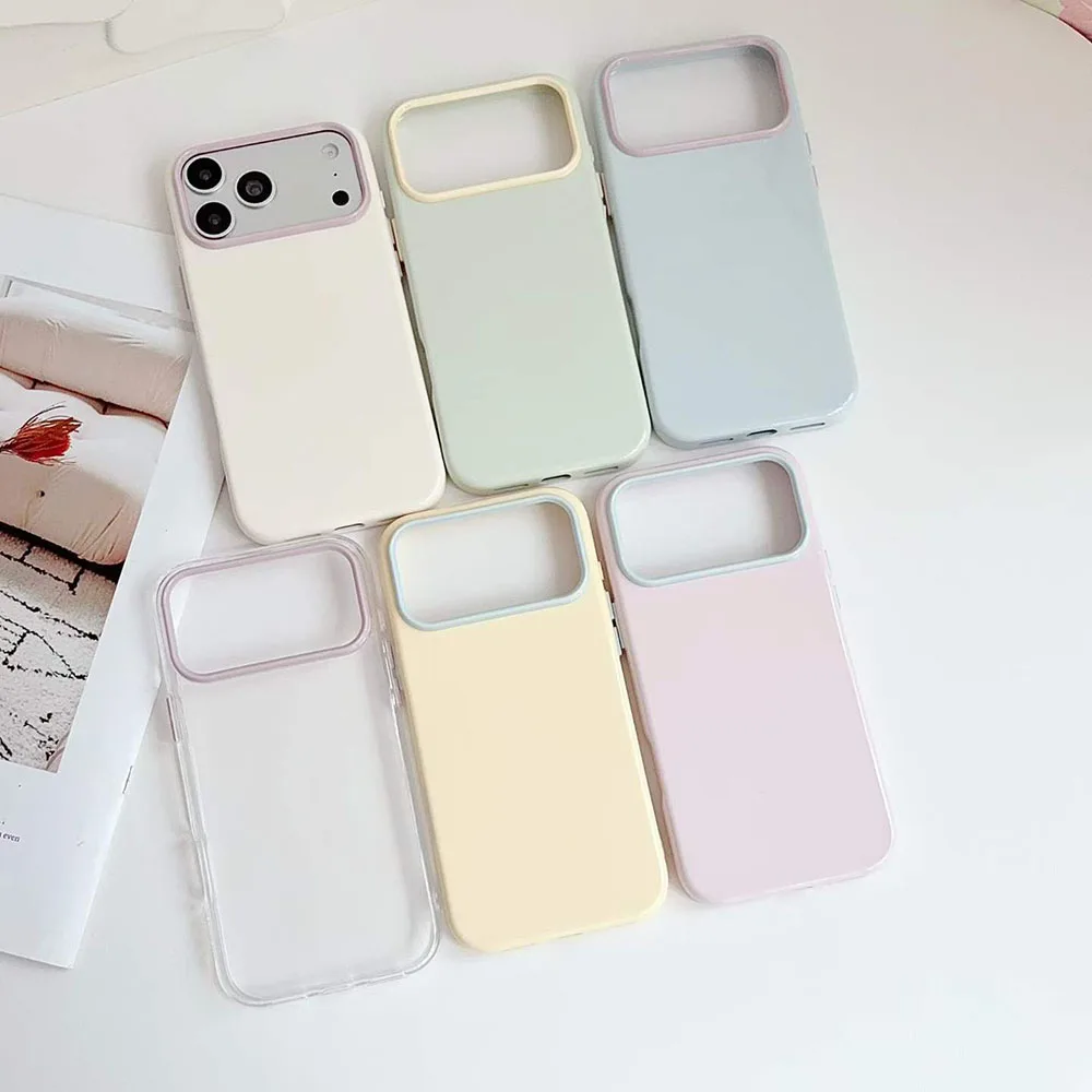 Luxury Glossy Candy Color Silicone Case - Ultra Thin Soft Cover