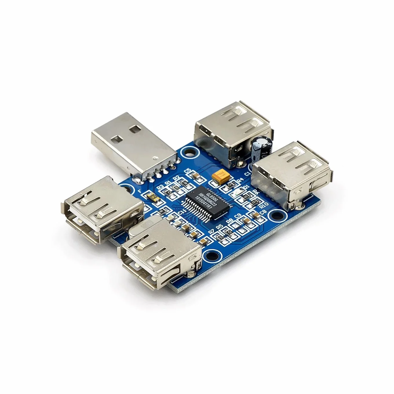

USBHUB USB2.0 HUB 4 Port Controller Modul Ekstensi USB Chip GL850G
