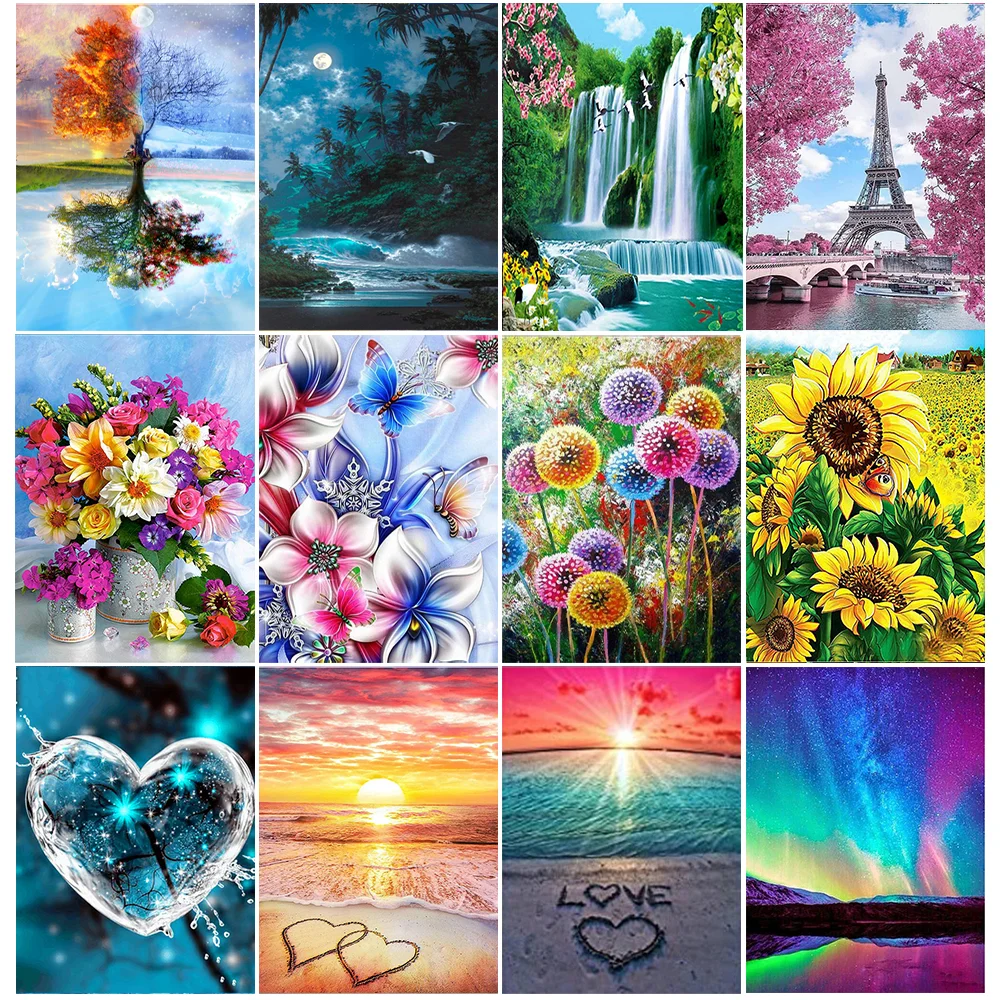 5D DIY Diamond Painting Sea Beach Diamond Embroidery Cross stitch Kit Full  Square Round Drill Mosaic Seascape Picture Wall Decor - AliExpress