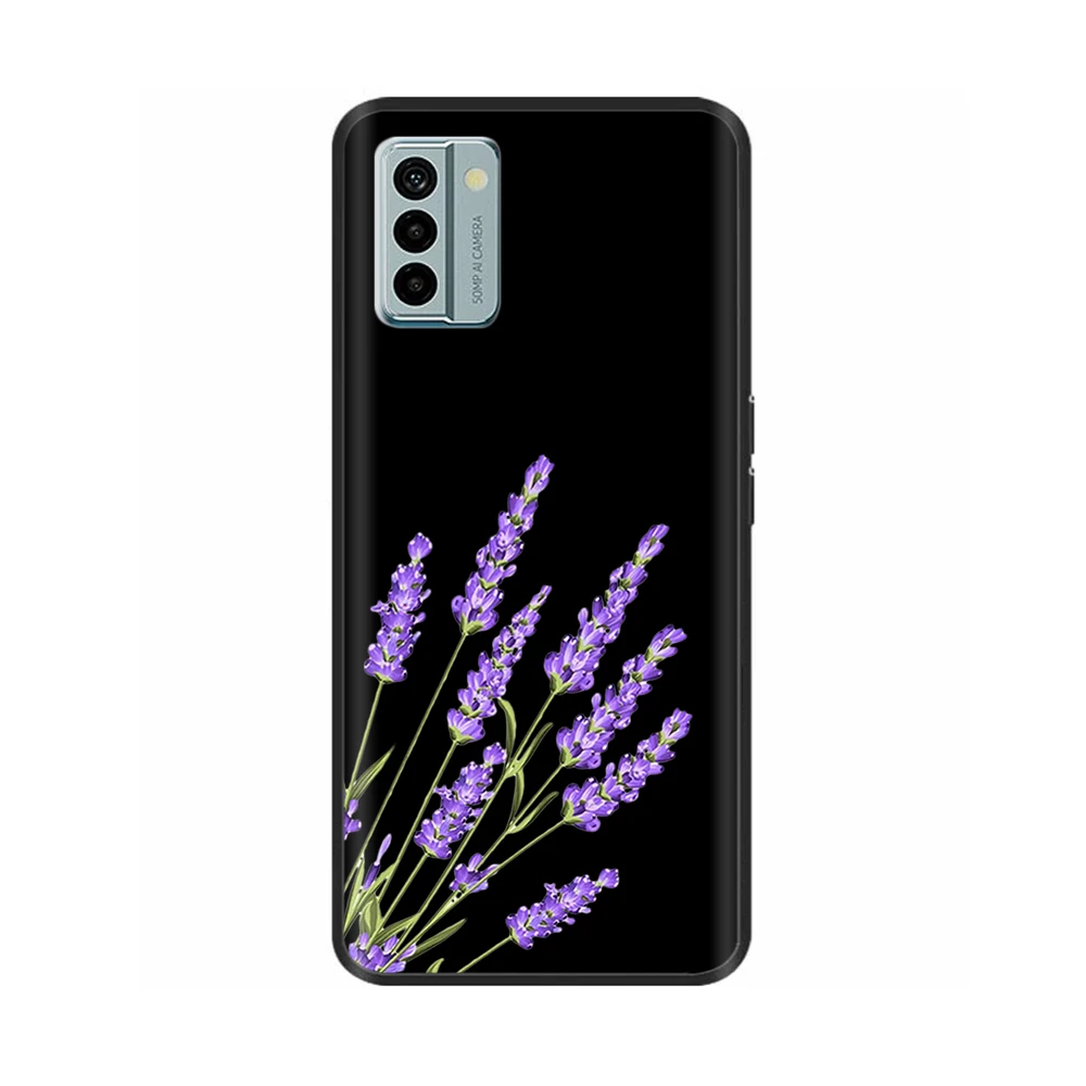 Nokia G22 Cool Silicone TPU Protective Shell - Painted Soft Back Cover with Black Bumper