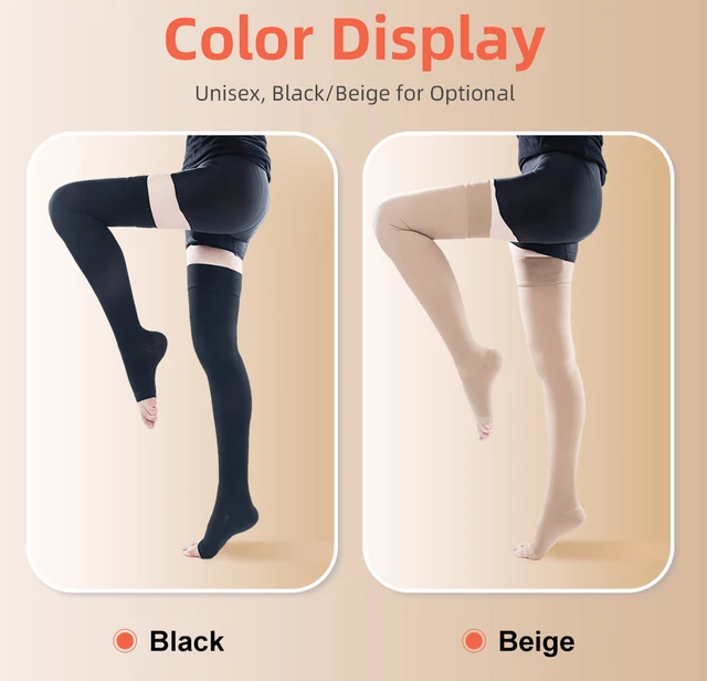 MEDICAL 23-32 MMHG Compression Pantyhose Tights Women Nurse Support  Stockings £31.85 - PicClick UK