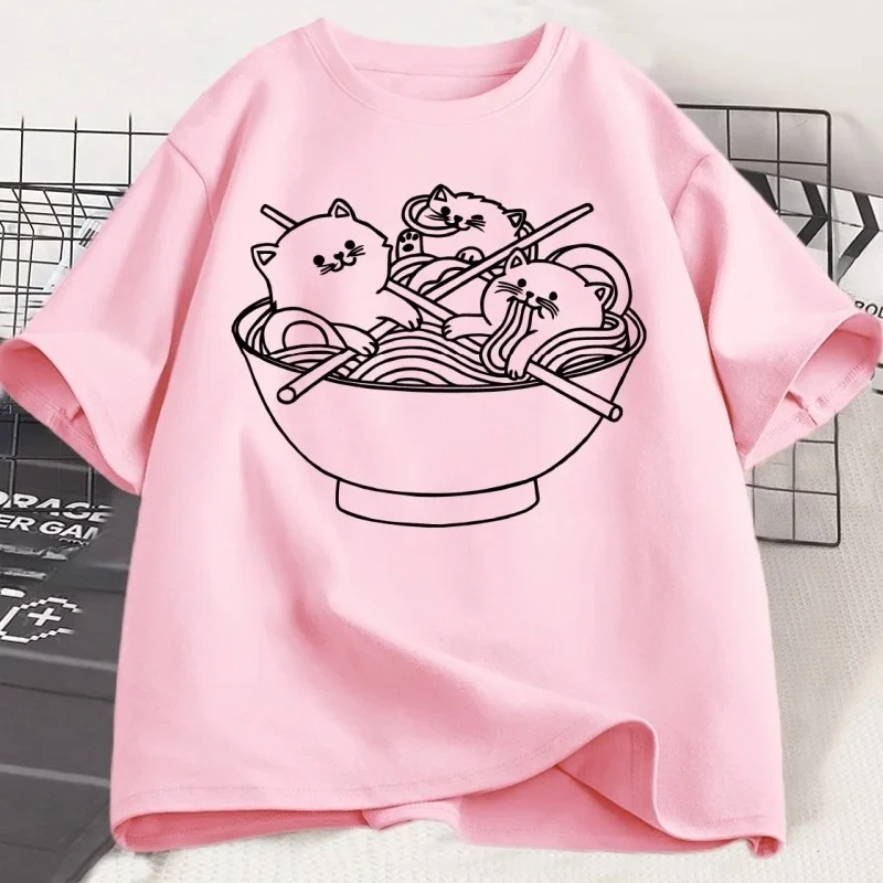 Darkwear Japanes kat eten noedels grappige anime partij grap