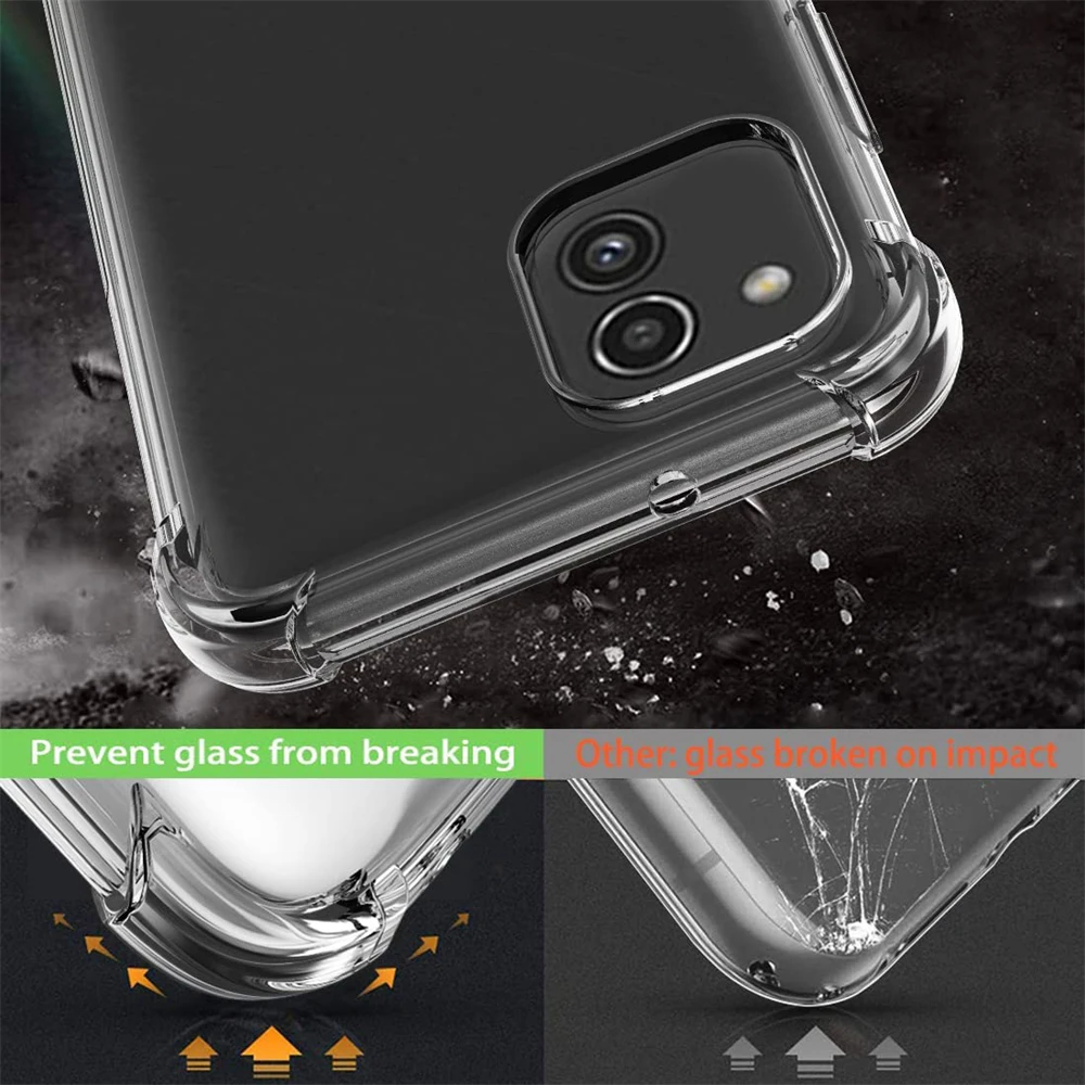 Durable Shockproof Clear Silicone Phone Case