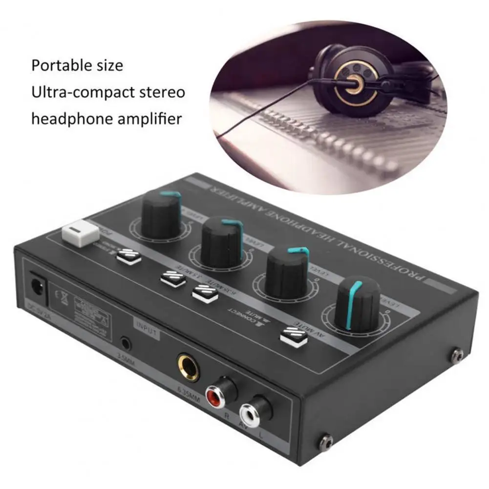 Headset Power-Amplifier Excellent Rechargeable Headphone Power-Amplifier 8-Channel Headphone for Studio
