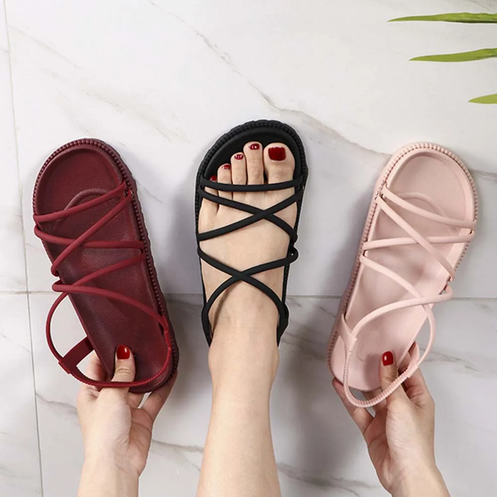 

Stylish Women's Strap Sandals Lightweight Comfortable Beach Shoes For Camping
