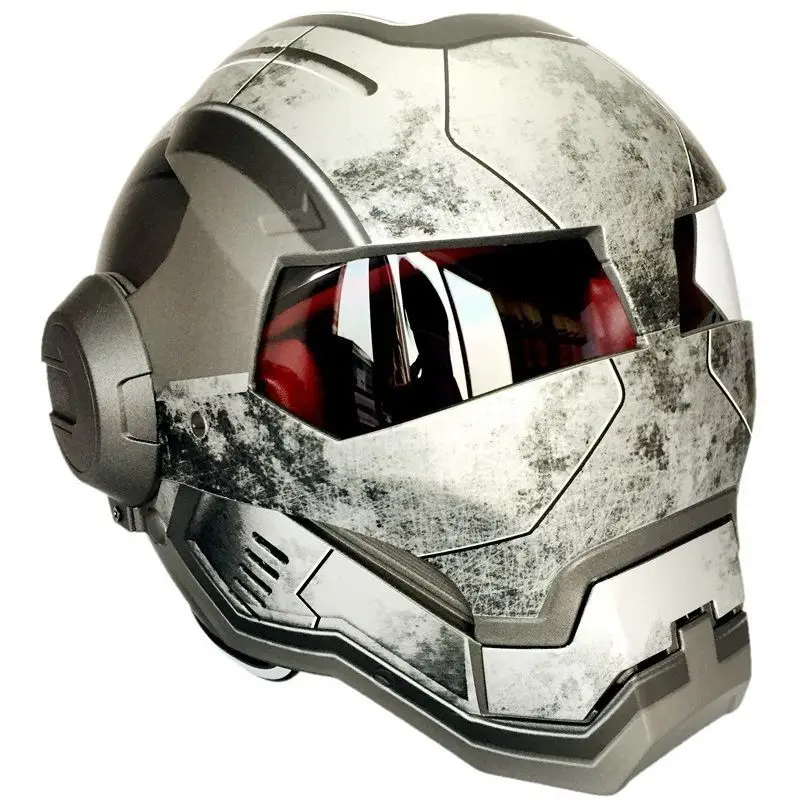 

Male Advanced Protection Predator Retro Motorcycle Helmet Robot Shape Cosplay Personality Motorcycle Full Face ABS EPS DOT Part