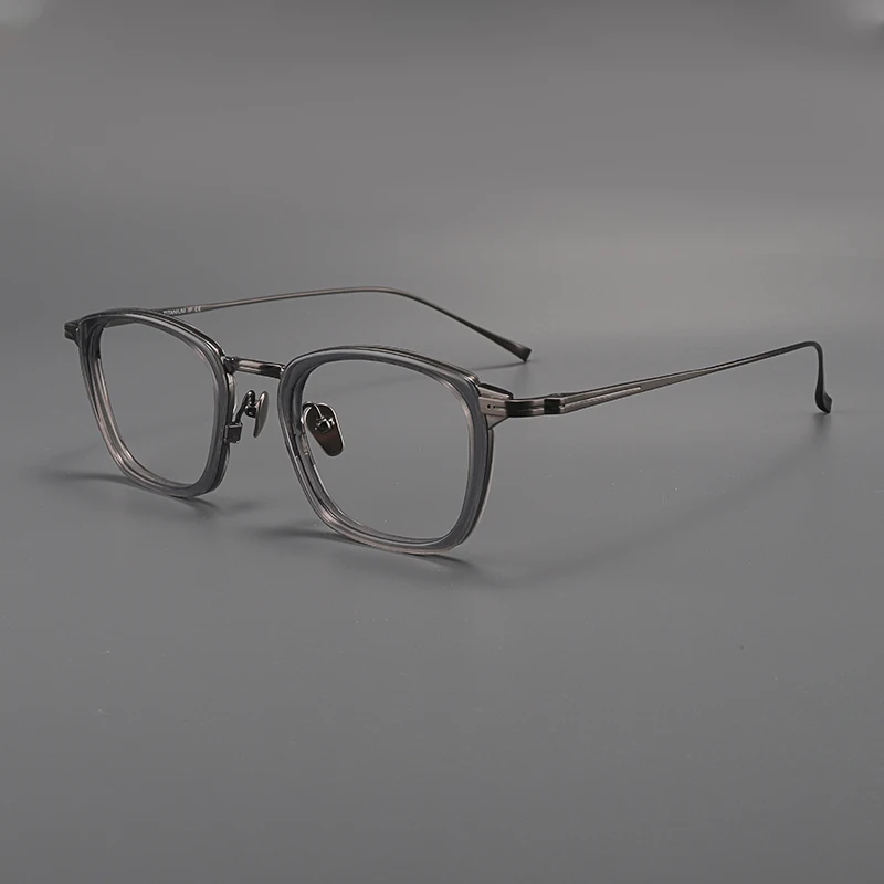 Men Reading Glasses Fashion Eyeglass Pure frames glasses Fashion Optical Prescription glasses for men Eyewear Glasses frame Titanium Men's