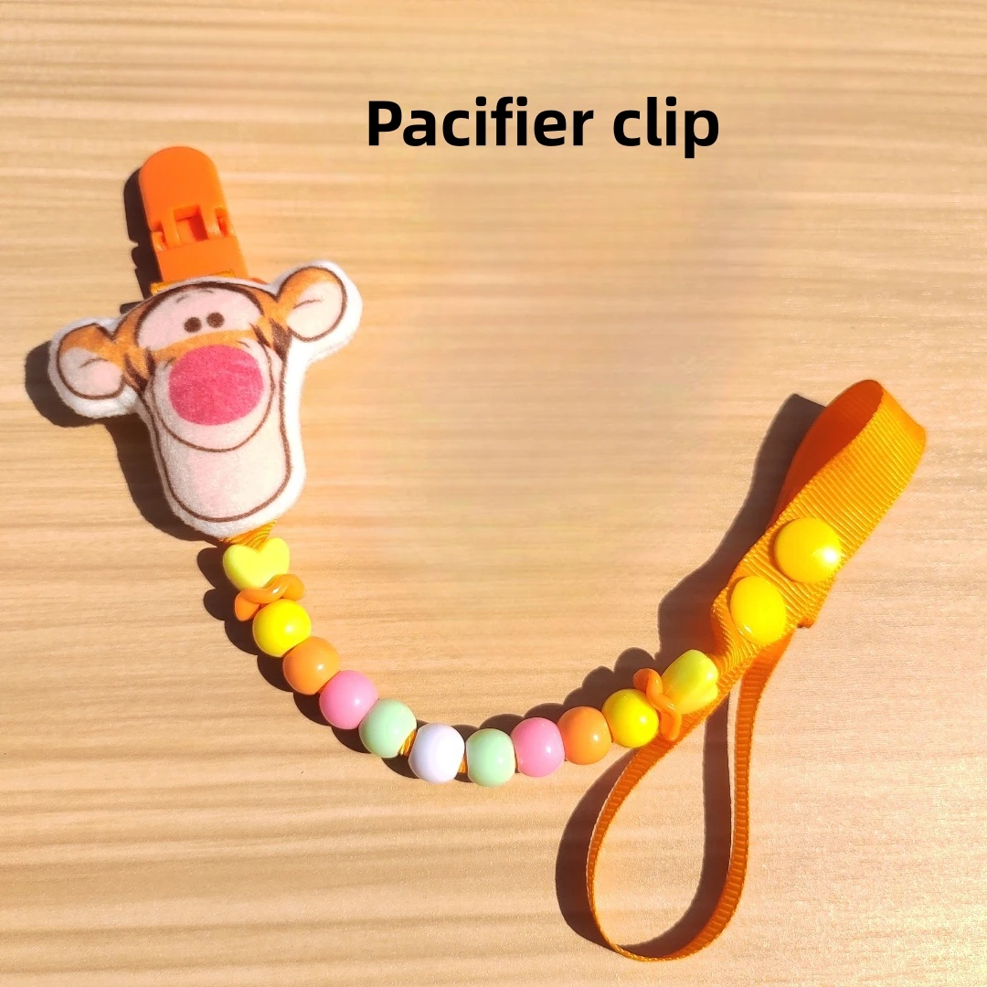 Tigger Baby Pacifier clip cover Luxury pacifier for newborn boys and girls silicone nipples Baby shower gift Chupeta