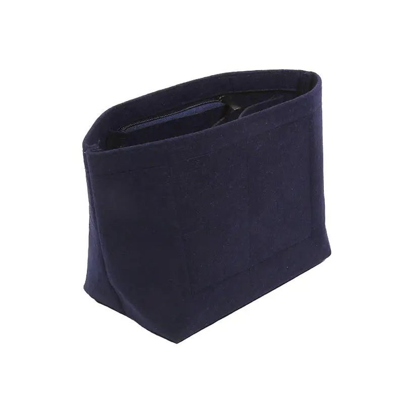 Durable Storage Bags Insert Portable Felt Linner Bag Multi-Pocket Travel Bags Felt Organizer Bag In Bag Mini Pocket
