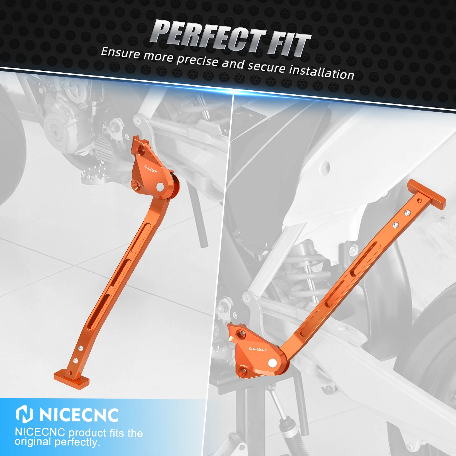 For-KTM SX-F 450 25MM Adjustable Kickstand Side Stand For GasGas MC 125 250F 450F-Husqvarna FC 250 350 450
