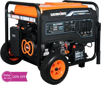 Bestseller11000 Watt Dual Fuel Portable Generator Home Back Up, Emergercy, RV & Camping Electric Start Gas or Propane 1
