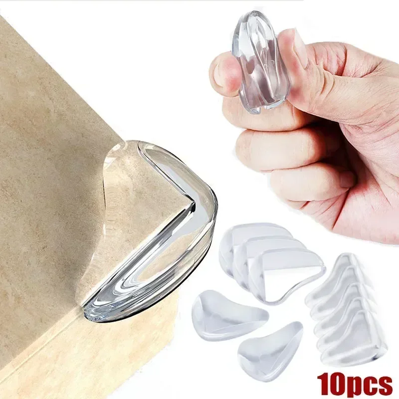 Table Corner Protector 1/12pcs Baby Safety Silicone Table Furniture Kids Desk Corner Edge Protection Cover