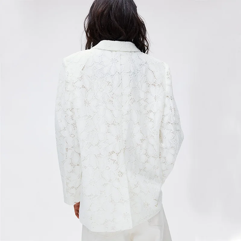 Women Blazer Coat 2024 Spring Autumn New Temperament Commuting Blazer Women Advanced Suit Top Coats Women Jacket