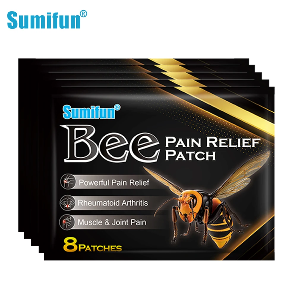 

40Pcs Sumifun Bee Venom Pain Relief Patch Rheumatic Arthritis Analgesic Sticker Joint Muscle Knee Sprain Ache Health Plaster