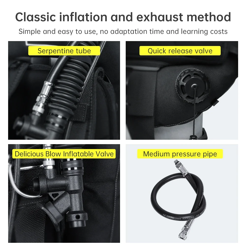Buoyancy Control Device Donut Design Scuba Diving BCD Equipment