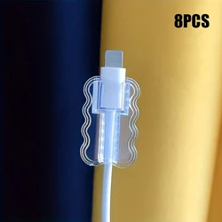 Flexible Cable Protector and Organizer for Mobile Phone Accessories (8PCS)