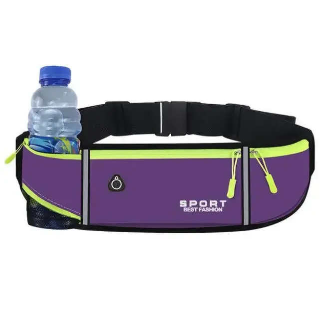 

2024 New Men Waist Pack Unisex Casual Travel Belt Wallets Sports Pouch Bag