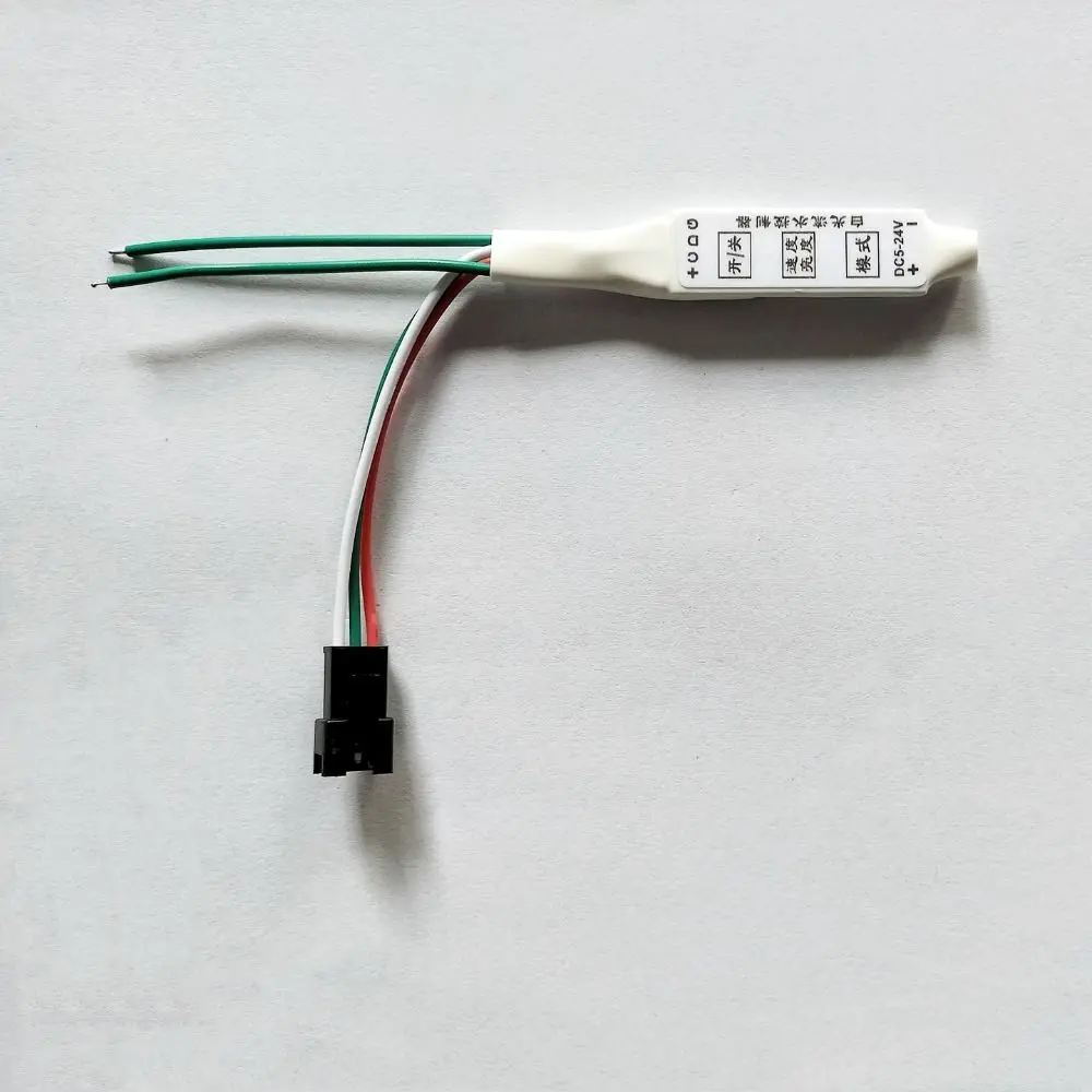 Dc5V-24V Led Strip Light Controller 3 Tasti Controller Pixel A Riflusso Nuovo Pannello Controller Led Per Ws2811 Ws2812