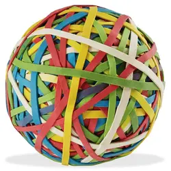 Colorful Elastic Rubber Bands - 150 Pcs for Stationery, Arts & Crafts, and Document Organization (Colorful)